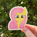 Flutter Pony Sticker