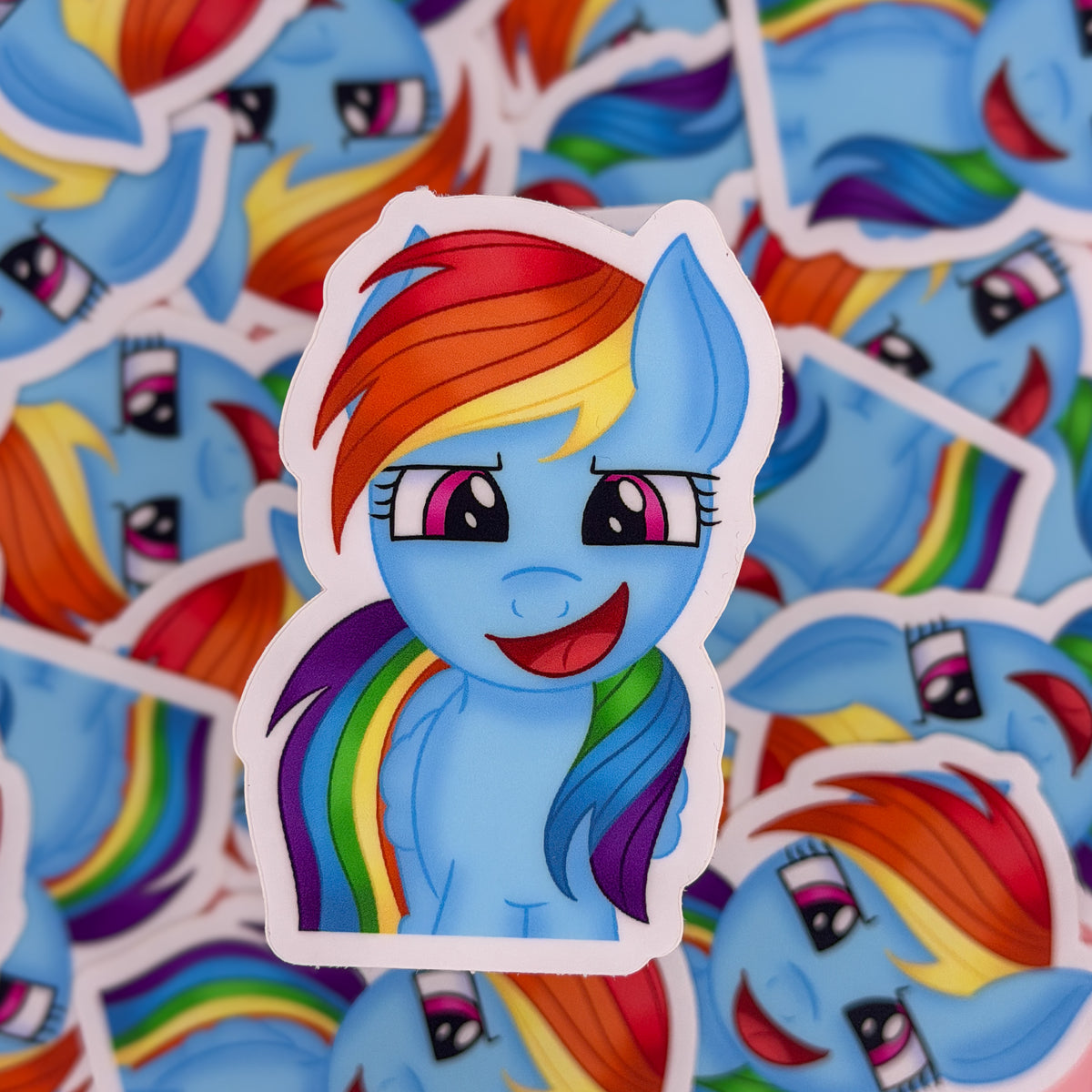 Rainbow Pony Sticker